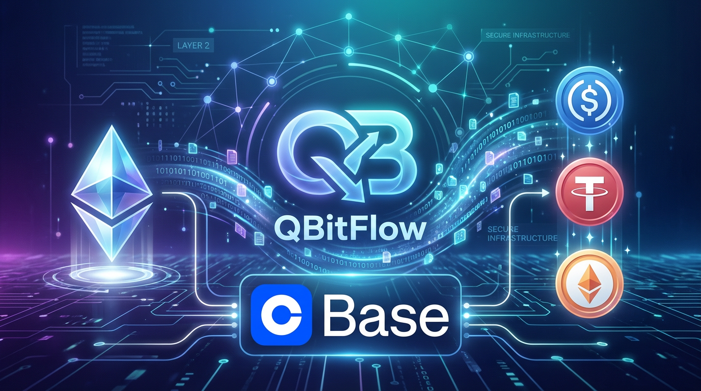 QBitFlow Now Supports Base: Ethereum Security at L2 Prices