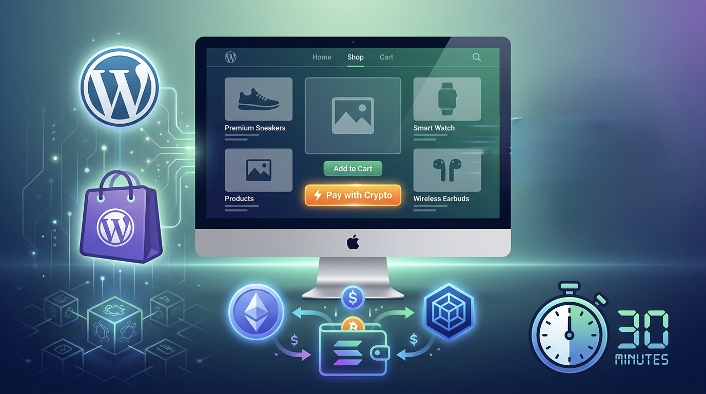 How to Build an E-commerce Site with WordPress + WooCommerce + QBitFlow. Accept Crypto Payments in Under 30 Minutes.